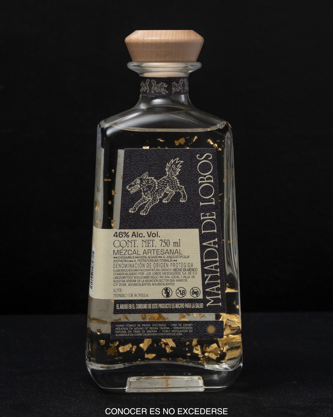 Ensamble (Espadín & Tobalá) - Abocado con oro 24k Reverso