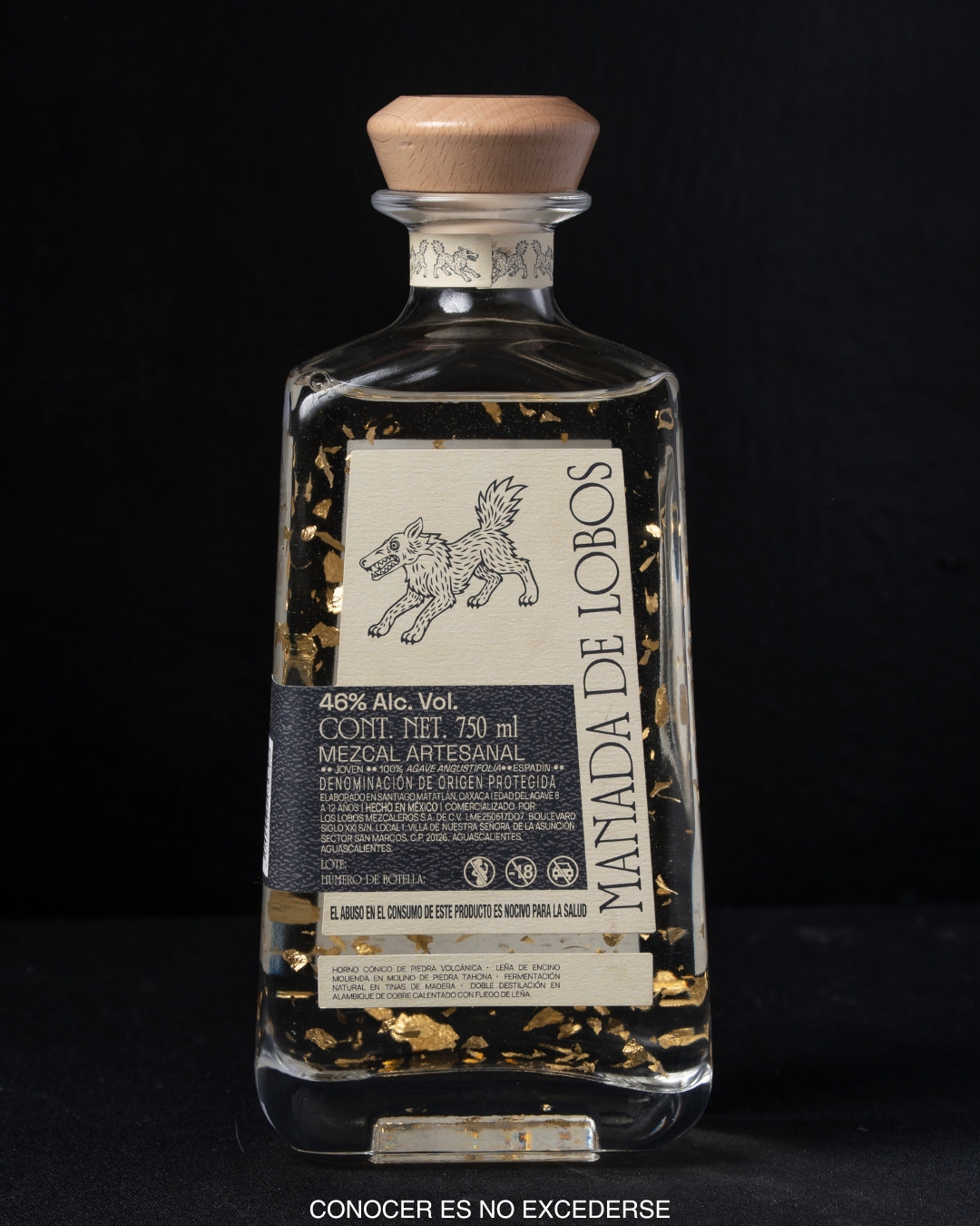Espadín - Abocado con oro 24k Reverso